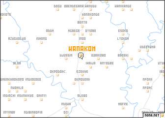map of Wanakom