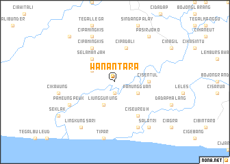 map of Wanantara