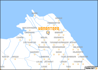 map of Wanantara