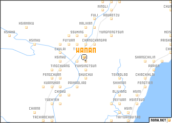 map of Wan-an