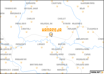 map of Wanareja