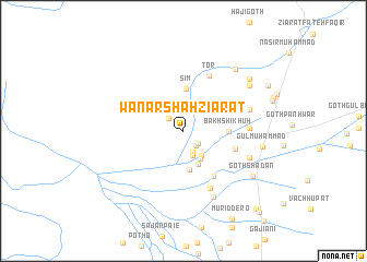 map of Wānar Shāh Ziārat