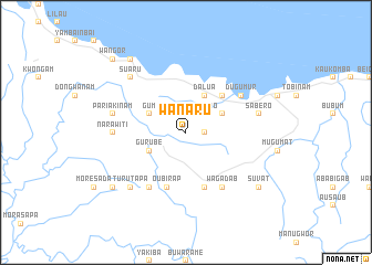 map of Wanaru
