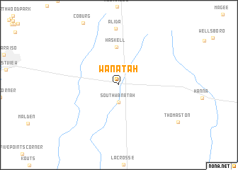 map of Wanatah