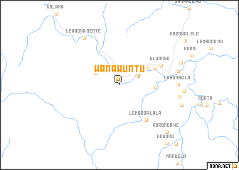 map of Wanawuntu