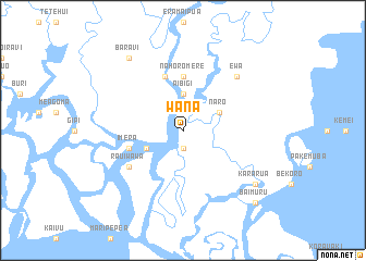 map of Wana