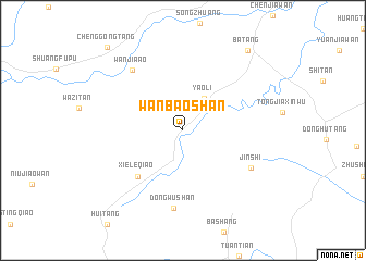 map of Wanbaoshan