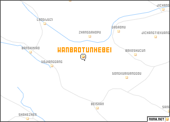map of Wanbaotunhebei