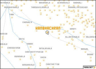 map of Wānbhachrān