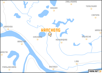 map of Wancheng