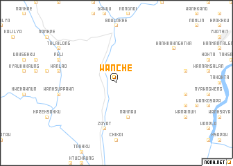 map of Wanche