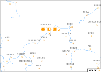 map of Wanchong