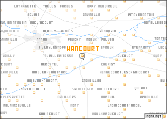 map of Wancourt