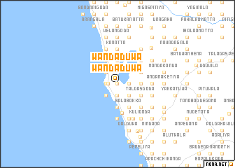 map of Wandaduwa