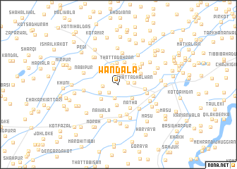 map of Wandāla