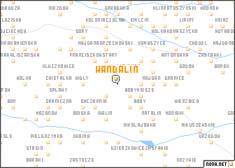 map of Wandalin