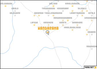 map of Wandarama