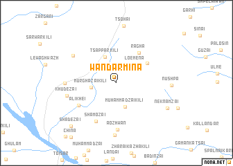 map of Wandar Mīna