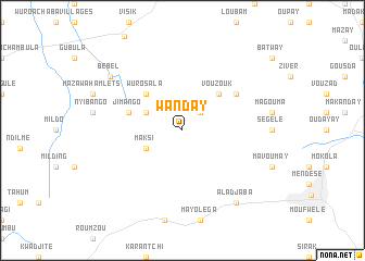 map of Wanday
