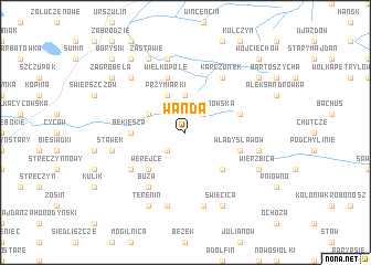 map of Wanda