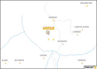 map of Wanda