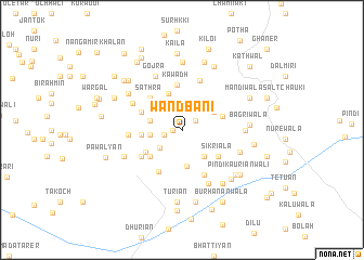map of Wandbani