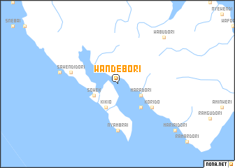 map of Wandebori