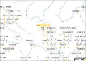 map of Wandeki