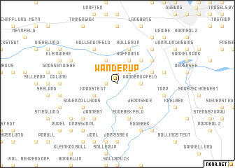 map of Wanderup