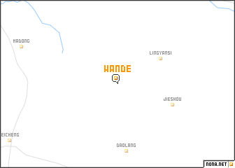 map of Wande