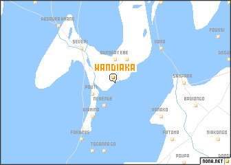 map of Wandiaka