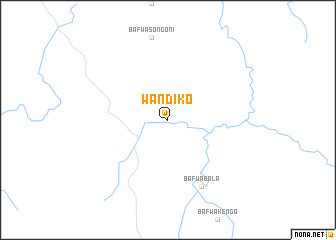 map of Wandiko