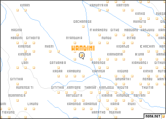 map of Wandimi