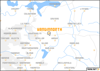 map of Wandin North