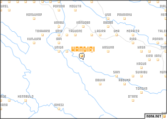 map of Wandiri