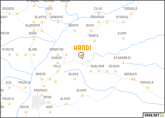 map of Wandi