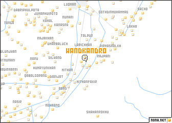 map of Wānd Kāndro