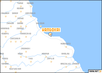 map of Wandokai