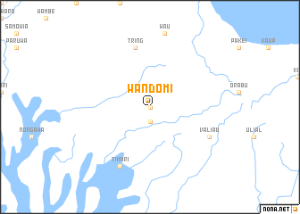 map of Wandomi