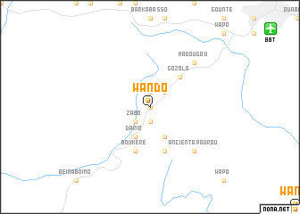 map of Wando