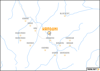 map of Wandumi