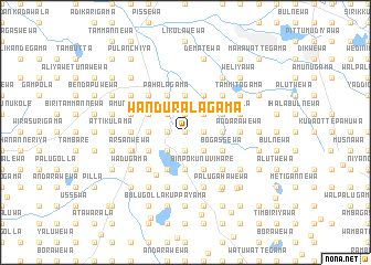 map of Wanduralagama