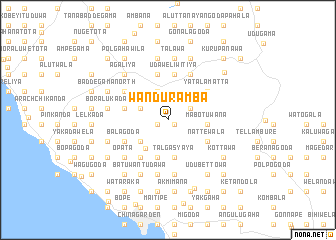 map of Wanduramba