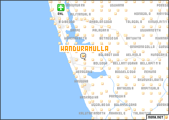 map of Wanduramulla