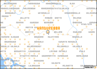 map of Wandurebba