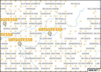 map of Wanduressa