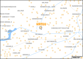 map of Wāndu