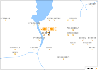 map of Wanembe