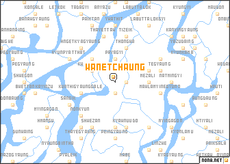 map of Wanetchaung