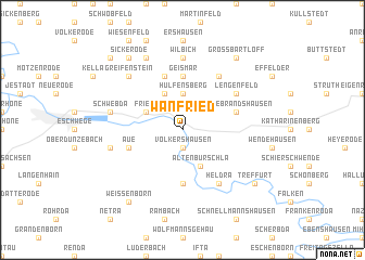 map of Wanfried